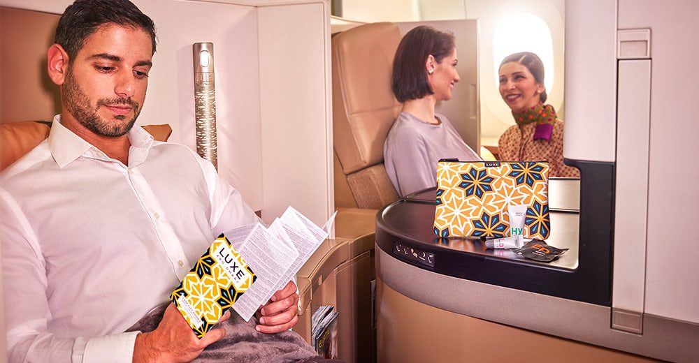 Etihad teams up with LUXE City Guides for new amenity kits