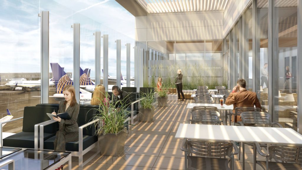 First look at how United Airlines plans to change its LAX Club Lounge