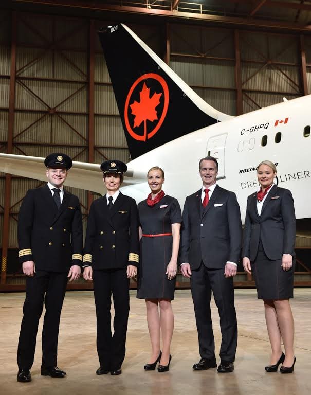 Wow. You won't miss Air Canada's planes with this classy new livery