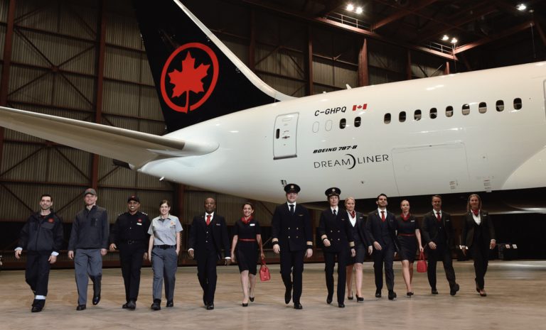 Wow. You won’t miss Air Canada’s planes with this classy new livery