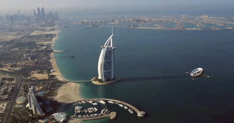 Passenger Drones Will Begin Flying Over Dubai from July