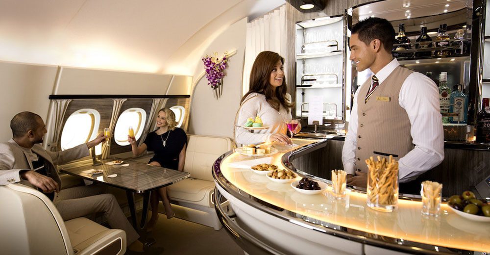 Emirates to unveil its enhanced A380 Onboard Lounge at ITB Berlin