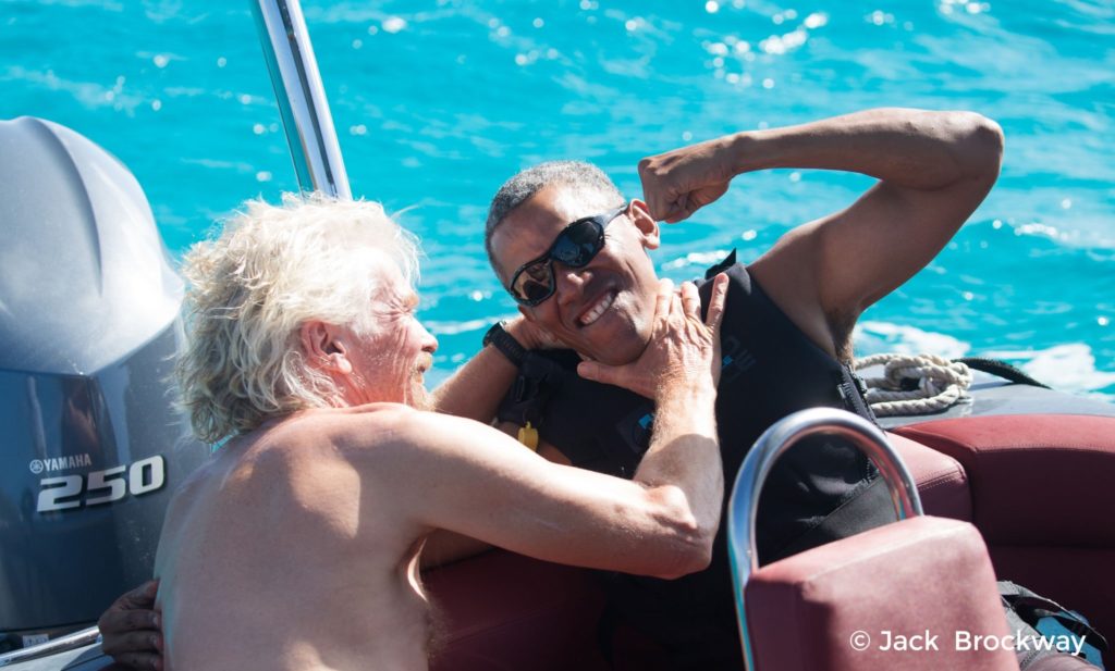 Barack Obama & Richard Branson's kitesurfing holiday is #travelgoals