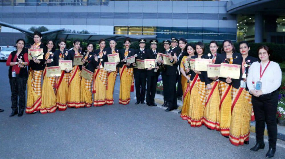 Girl power! Air India sets a record with all-female crew