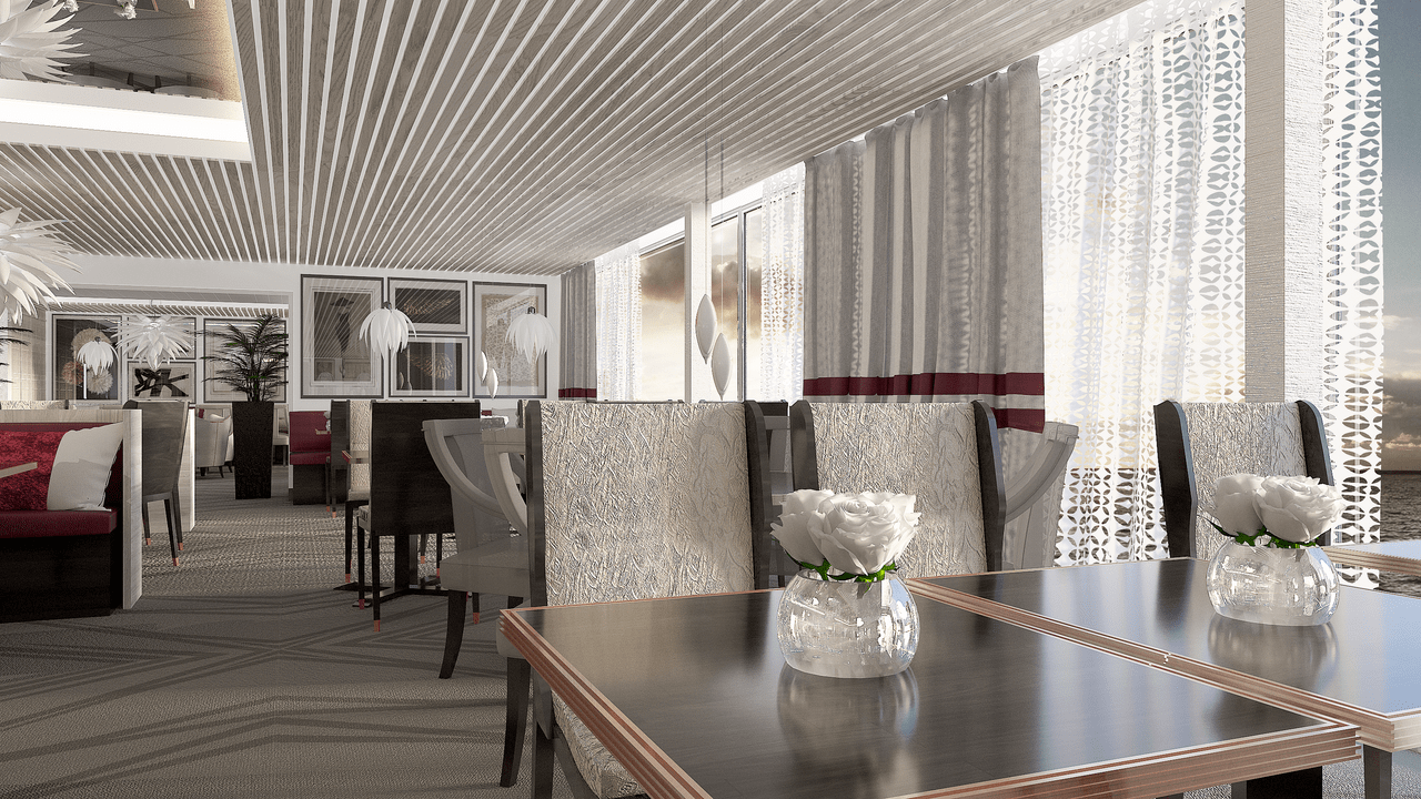 Celebrity Cruises' new ship has a 'Magic Carpet' - it's a whole new world of cruising! 16 Luminae Restaurant