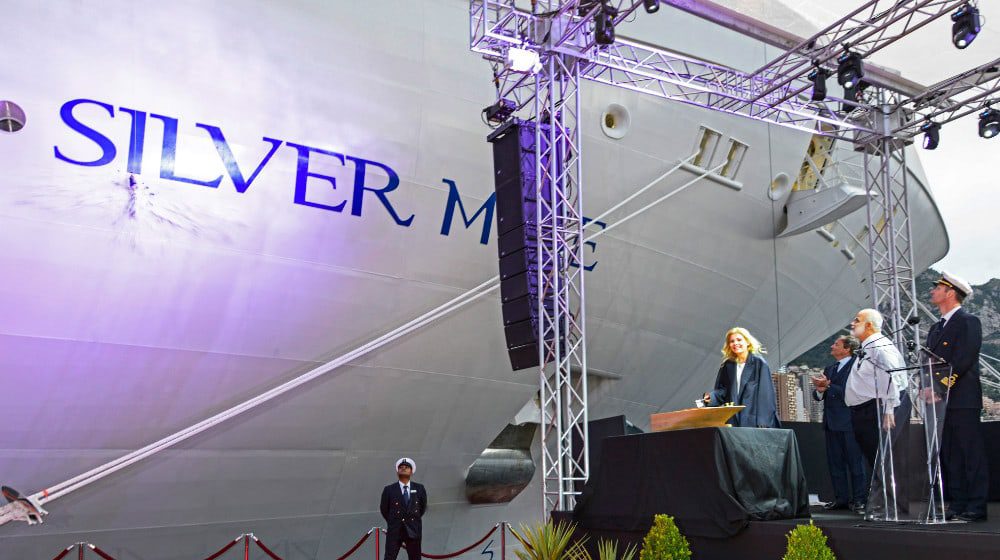 Silversea's Muse is blessed in Monaco