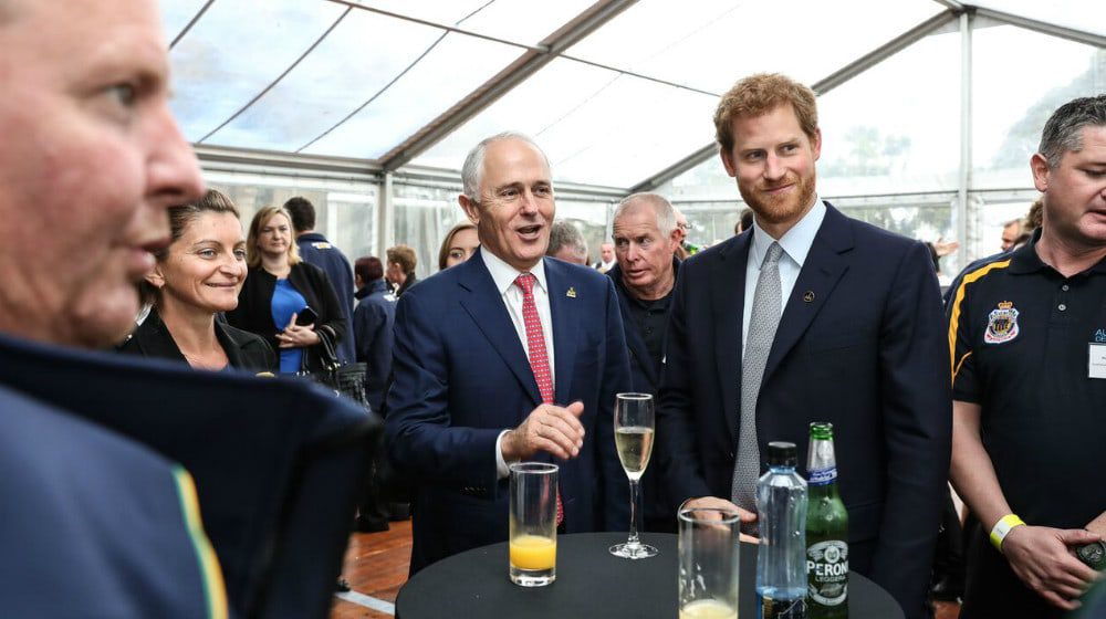 PICTURES: Prince Harry lights up dreary Sydney