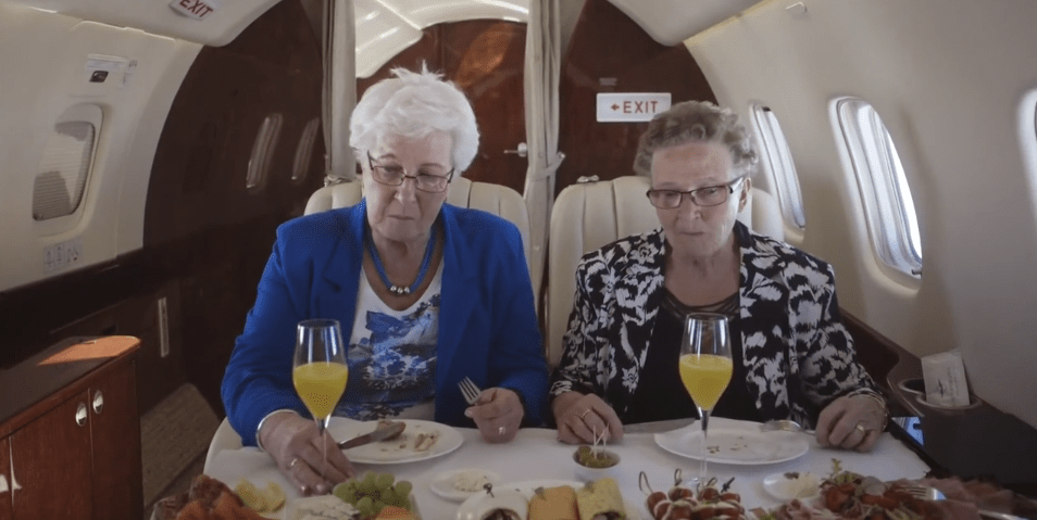 2 grandmas board a plane for the first time & their reactions will truly brighten up your day 12 Screen Shot 2017-06-23 at 11.58.23 AM