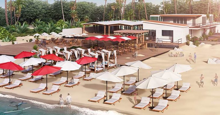 Check into the world’s first airport beach lounge thanks to Branson