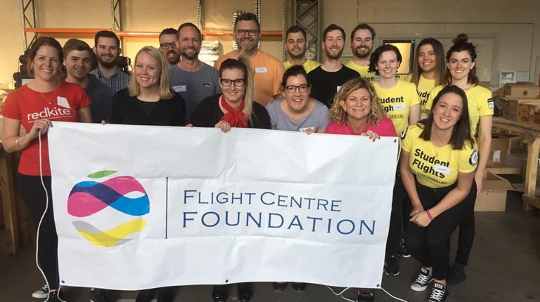 FLIGHT CENTRE HELPS PUT TOGETHER SUPPORT PACKS FOR TEENS WITH CANCER