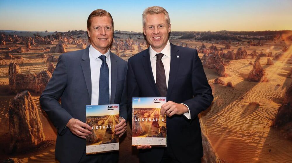AAT Kings celebrates new Aussie brochure with a donation