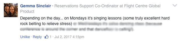Where do Travel Agents go after work? These places according to you guys... 24 Screen Shot 2017-07-06 at 11.05.49111 am copy