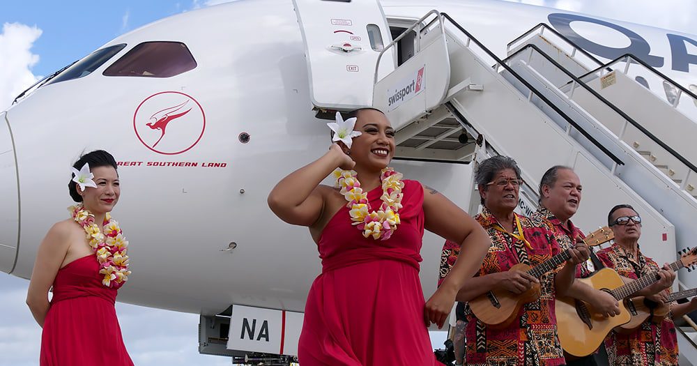 First ever Qantas Dreamliner 787/9 flight takes off bound for Australia