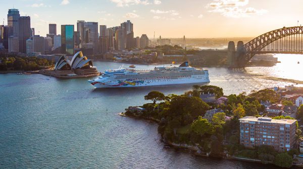 Norwegian's first Australia-based cruise ship sails into Sydney