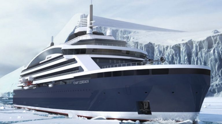 PONANT travels deeper into the North Pole on the world’s first luxury, electric hybrid icebreaker