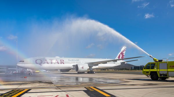 TOUCHDOWN! Canberra receives its first Qatar Airways flight from Doha
