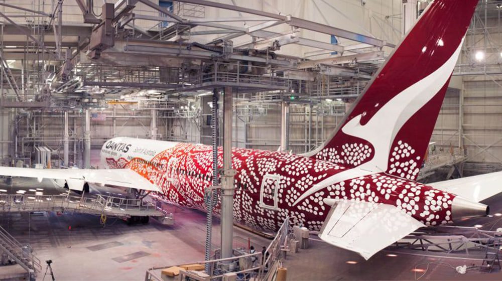 5000 DOTS: Qantas reveals its bold new Indigenous livery