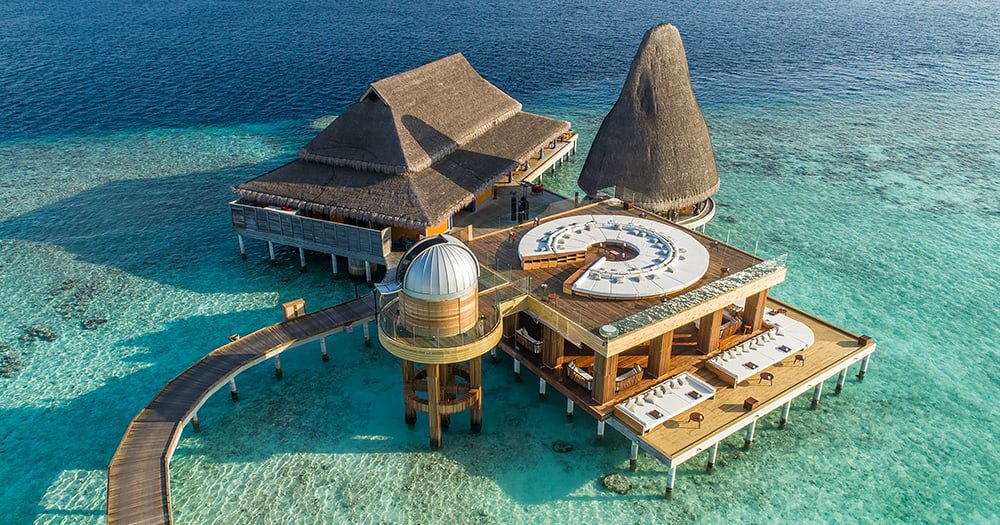 OUT OF THIS WORLD: Now you can stargaze AND dine underwater in the Maldives