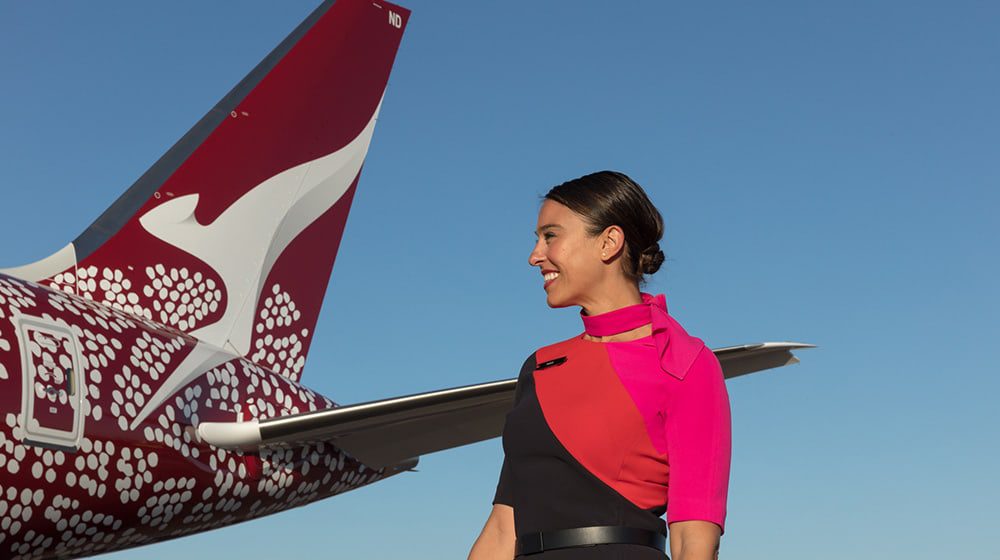 SHE’S HERE! Qantas’ Dreamliner with Indigenous livery arrives in Alice Springs