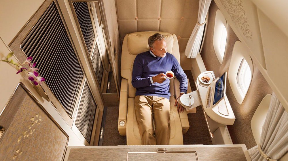 FIRST LOOK at Emirates' uber-luxe First Class seat featuring VIRTUAL WINDOWS