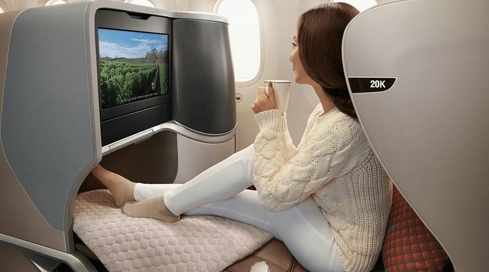 FIRST LOOK at Singapore Airlines' new Dreamliner Business Class coming to PERTH
