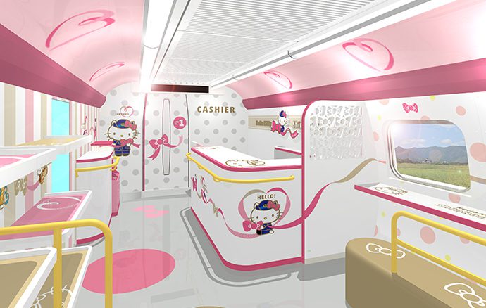 TOTALLY PURRFECT: A Japanese train is getting a Hello Kitty makeover