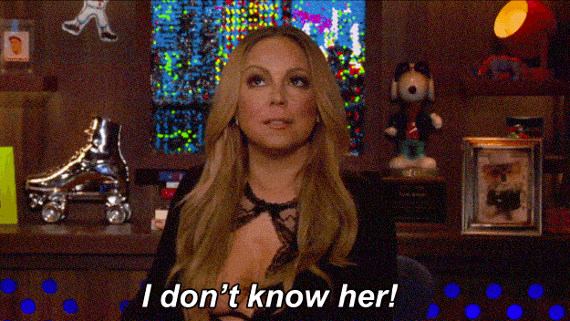 Why Travel Agents say 'no' to booking something you found online 8 mariah-carey-i-dont-know-her-gif-7