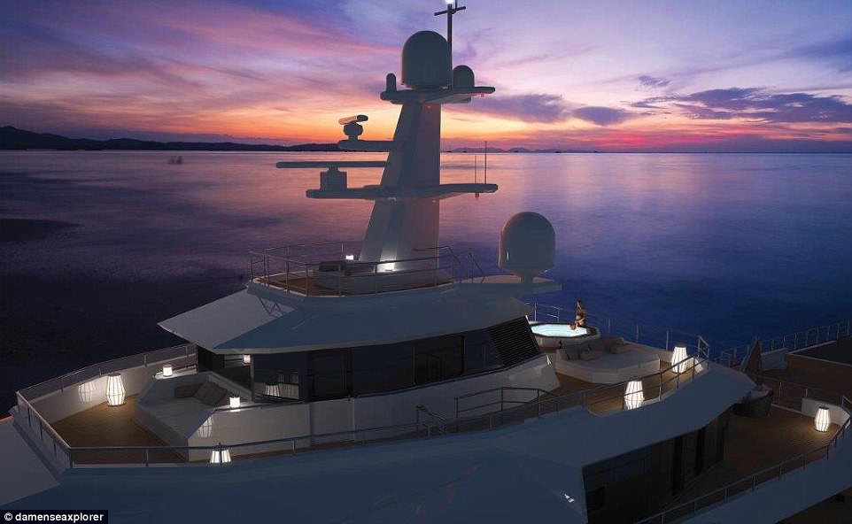 EXTREME LUXURY: Imagine the adventures you could have on this superyacht