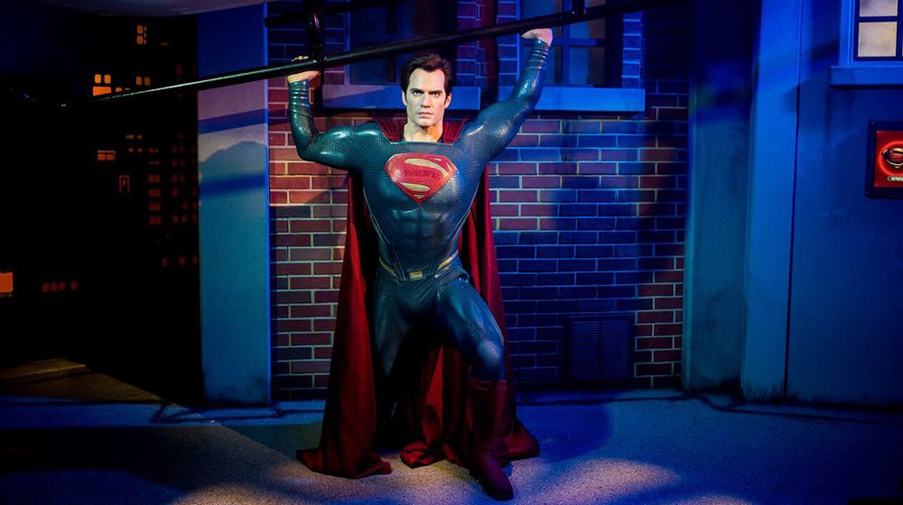 SUPERMAN! Madame Tussauds unveils first moving figure in Sydney