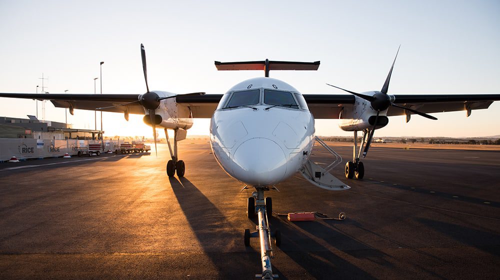 AIRCRAFT UPGRADE: QantasLink's first renovated turboprop takes off