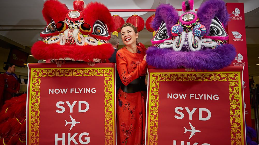 UP, UP & AWAY: Virgin Australia launches Sydney-Hong Kong service
