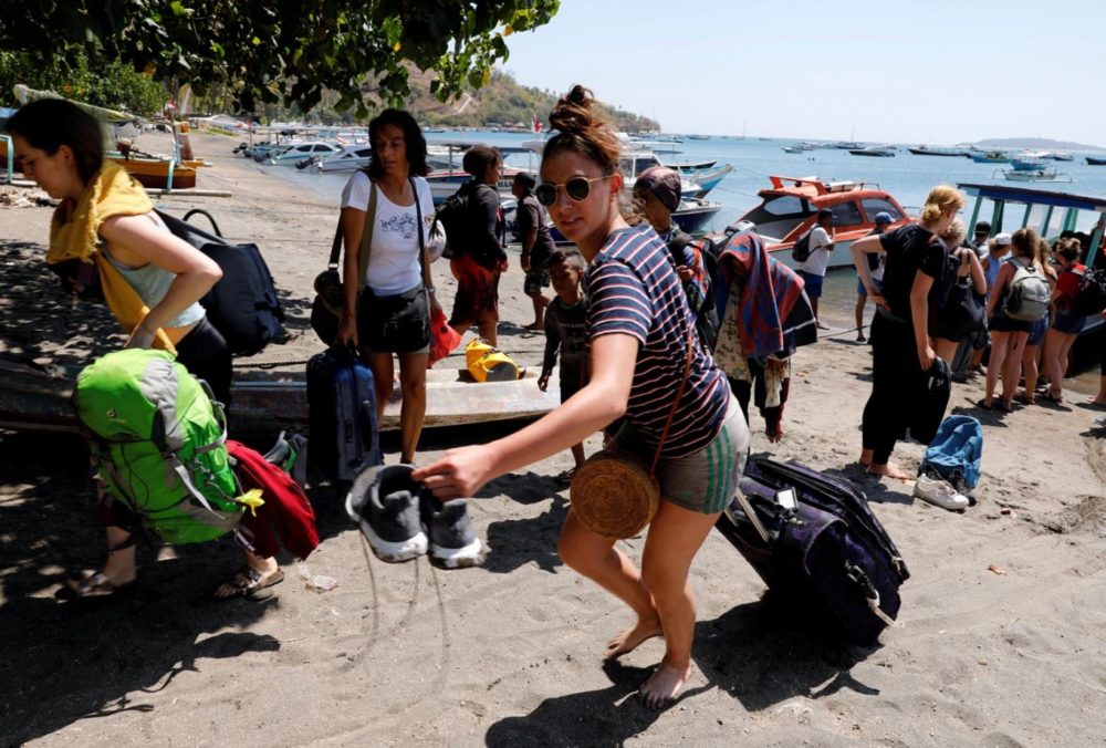 EARTHQUAKE AFTERMATH: Tourists are being urged not to travel to Lombok