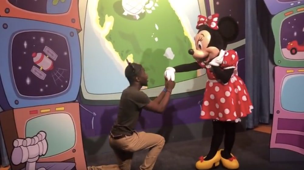 BURROW WRECKER: Mickey Mouse threatens tourist who proposed to Minnie