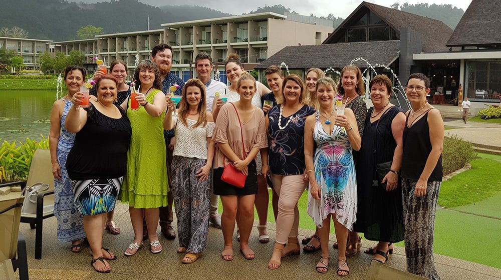 THAI TREAT: Travel Agents 'viva' in Thailand on a recent famil