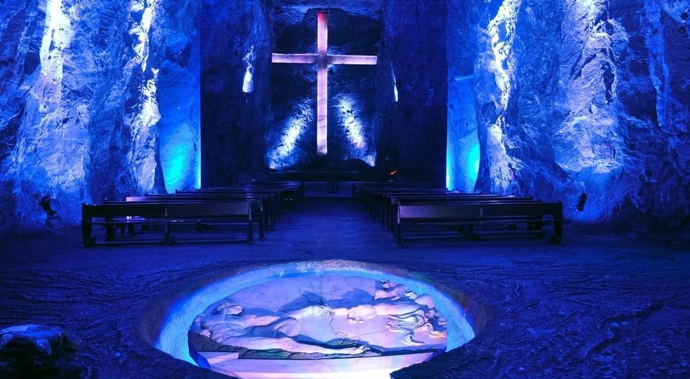 MAGNIFICENT: This underground cathedral in Colombia is carved out of salt