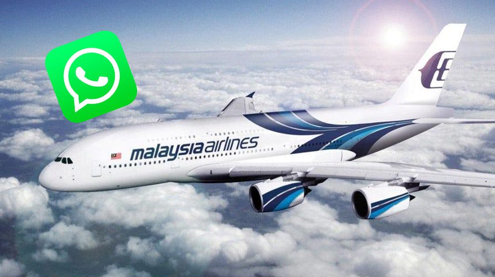 NEW TO AVIATION: Malaysia Airlines sends client bookings to WhatsApp