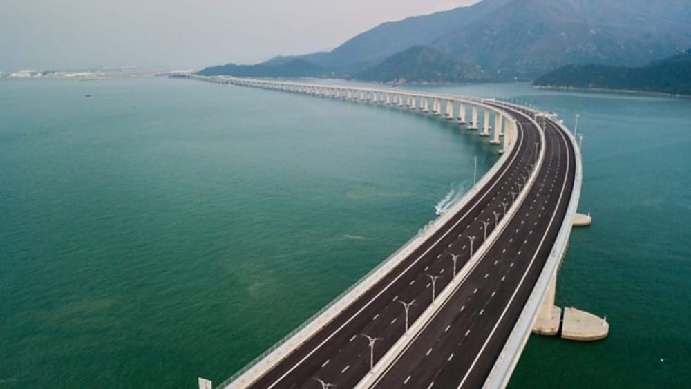 IT'S OPEN: The world's longest bridge connects Hong Kong, Macao & China