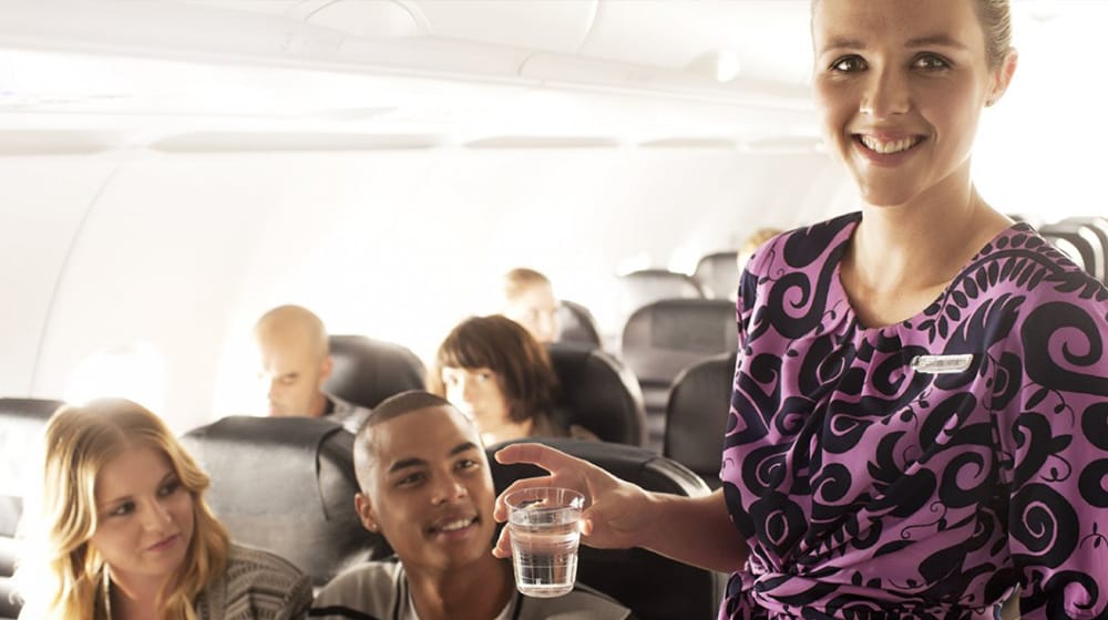 GREEN FLYING: Air New Zealand to replace plastic cups, lids & cheese plates