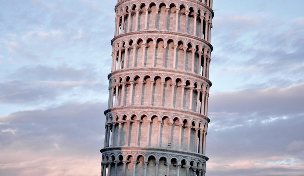 SOMEWHAT STRAIGHTER: The 'not so leaning' Tower of Pisa