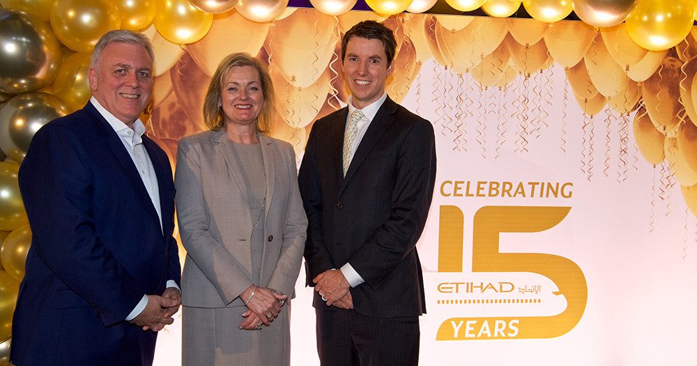 PARTY TIME: Etihad celebrates 15 golden years with 