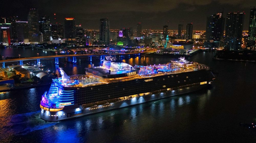 ALL HAIL! The World's Largest Cruise Ship makes her debut in the USA