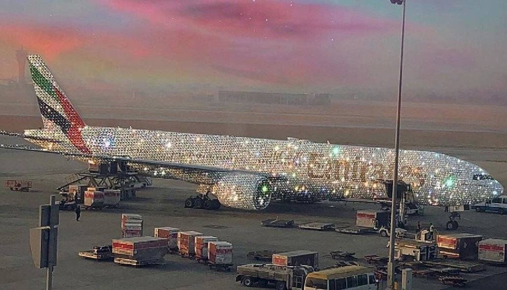 BLING 777: Emirates shows off its new diamond encrusted aircraft