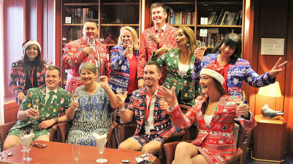 CHRISTMAS BASH AT SEA: Go inside Bicton Travel's big holiday party