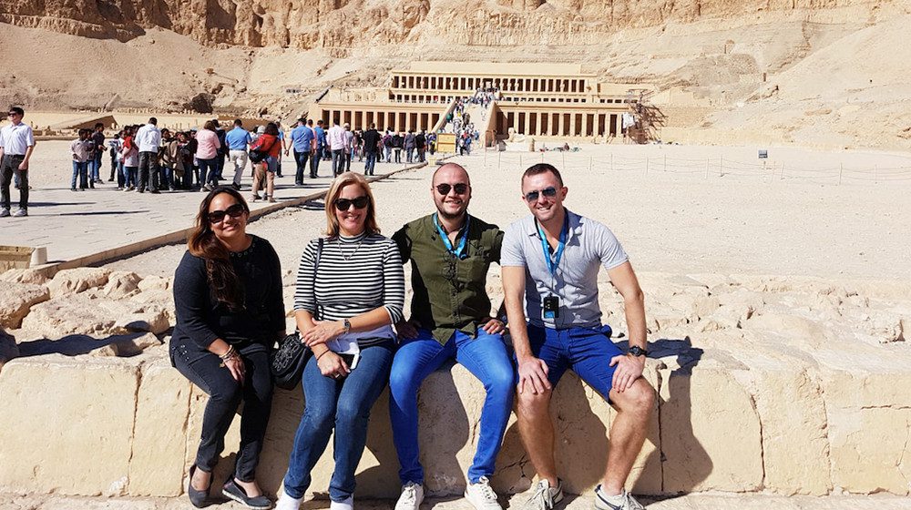 IN PICTURES: The Collette team hangs out with the Pharaohs in Egypt