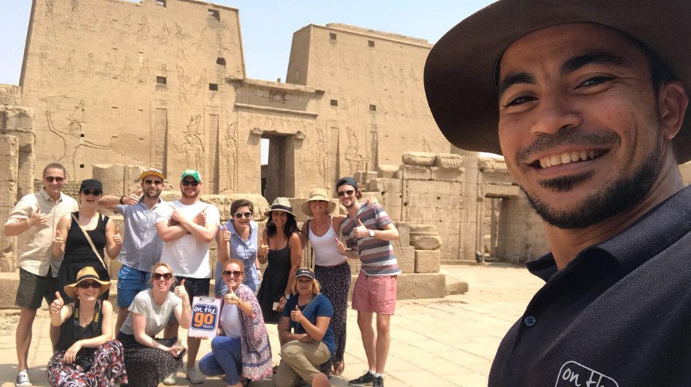 SPOT YOUR MATES: Travel Advisors get personal with King Tutankhamen in Egypt