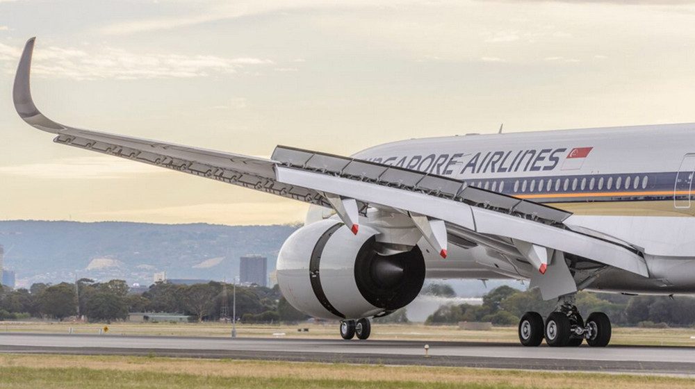 TOUCH DOWN: Singapore Airlines' first A350 arrives in Adelaide