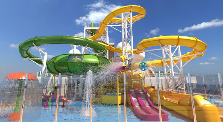 SNEAK PEEK: Carnival reveals design for new waterpark on Carnival Splendor