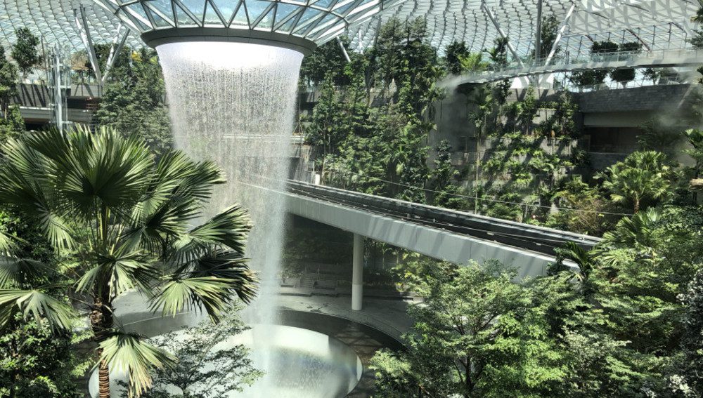 AIRPORT OR WONDERLAND? Changi Airport to open the world's biggest indoor waterfall
