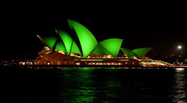 ST PATRICK’S DAY: Sydney Opera House to go green this weekend
