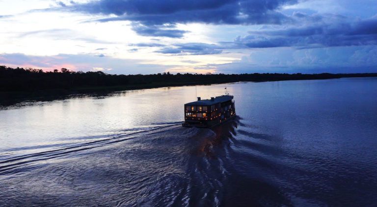 AMAZON-MAZING CRUISING: What do you call floating luxury on the Amazon? The Delfin II